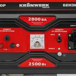 Генератор бензиновый LK-2800R, 2,8 кВт, 230В, ручной стартер KRONWERK 94521